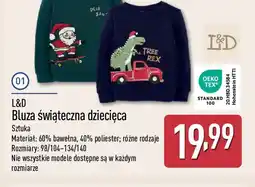 ALDI Bluza świąteczna dziecięca oferta