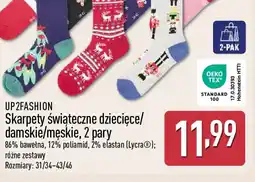 ALDI UP2FASHION Skarpety świąteczne oferta