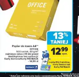 Carrefour Papier do ksero A4 oferta
