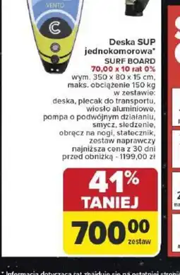 Carrefour Deska SUP jednokomorowa oferta