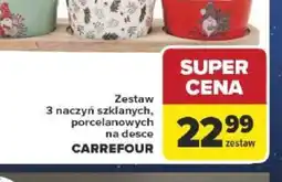 Carrefour Zestaw 3 naczyń oferta