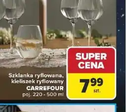 Carrefour Szklanka ryflowana, kieliszek ryflowany oferta
