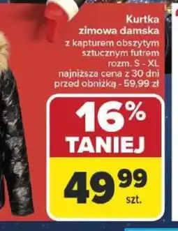 Carrefour Kurtka zimowa damska oferta