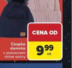 Carrefour Czapka damska oferta