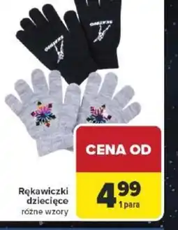 Carrefour Rękawiczki dziecięce oferta