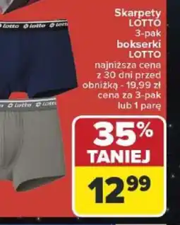 Carrefour Bokserki LOTTO oferta