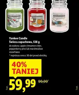Lidl Yankee Candle Swieca zapachowa oferta