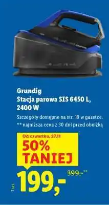 Lidl Grundig Stacja parowa SIS 6450 L, 2400 W oferta