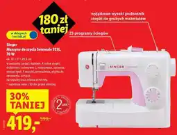Lidl Singer Maszyna do szycia Serenade 323L, 70 W oferta