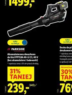 Lidl Akumulatorowa dmuchawa do liści PPTLBA 40-Li C3, 40 V oferta