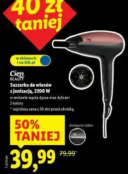 Lidl Suszarka do włosów z jonizacją, 2200 W oferta