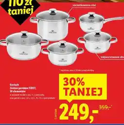 Lidl Gerlach Zestaw garnków FIRST, 10 elementów oferta