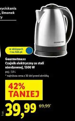 Lidl Gourmetmaxx Czajnik elektryczny oferta
