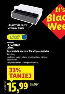 Lidl Pojemnik lub zestaw 2 lub 3 pojemników oferta