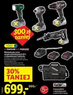 Lidl Wielofunkcyjny zestaw narzędzi akumulatorowych 20 V oferta