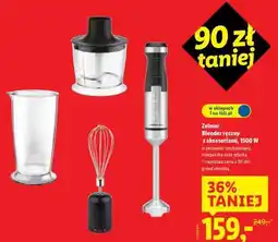 Lidl Zelmer Blender ręczny z akcesoriami, 1500 W oferta