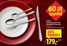 Lidl Gerlach Zestaw sztućców ze stali szlachetnej, 24 elementy oferta