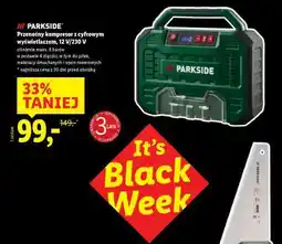 Lidl PARKSIDE Przenośny kompresor z cyfrowym wyświetlaczem, 12 V/230 V oferta