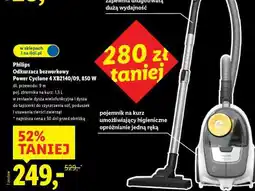 Lidl Philips Odkurzacz bezworkowy Power Cyclone 4 XB2140/09, 850 W oferta