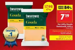 Biedronka Ser żółty Gouda Światowid, 400 g oferta