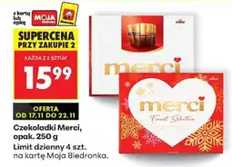 Biedronka Czekoladki Merci opak 250 g oferta