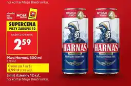 Biedronka PIWO HARNAŚ 500 ML oferta