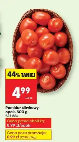 Biedronka Pomidor śliwkowy opak . 500 g oferta