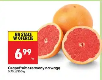Biedronka Grapefruit czerwony na wage oferta