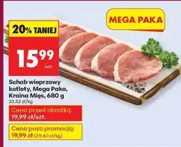Biedronka Schab wieprzowy kotlety, Mega Paka, Kraina Mięs, 680 g oferta