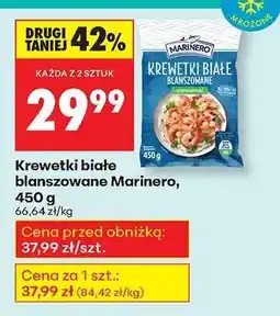 Biedronka Krewetki białe blanszowane Marinero 450 g oferta
