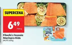 Biedronka Fileciki z łososia Marinero Kids oferta