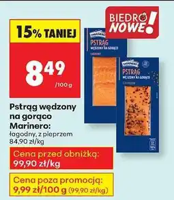 Biedronka Pstrąg wędzony na gorąco Marinero oferta