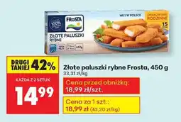 Biedronka Złote paluszki rybne Frosta 450 g oferta
