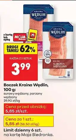 Biedronka Boczek Kraina Wędlin , 100 g : oferta