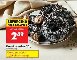 Biedronka Donut cookies , 75 g oferta