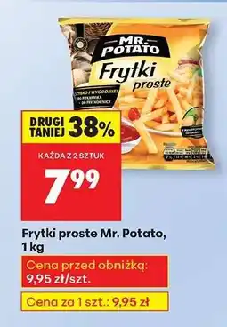 Biedronka Frytki proste Mr. Potato 1 kg oferta