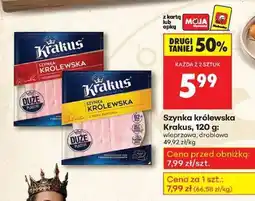 Biedronka Szynka królewska Krakus, 120 g oferta