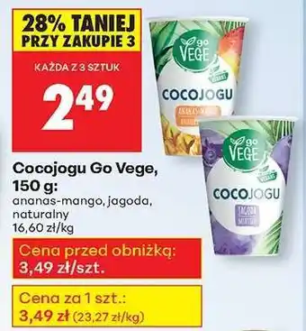 Biedronka Cocojogu Go Vege, 150 g oferta