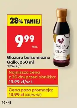 Biedronka Glazura balsamiczna Gallo 250 ml oferta