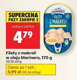 Biedronka Filety z makreli w oleju Marinero , 170 g oferta