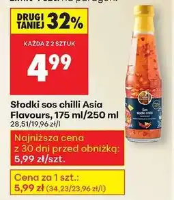 Biedronka Słodki sos chilli Asia Flavours, 175 ml/250 ml oferta