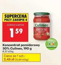 Biedronka Koncentrat pomidorowy 30% Culineo, 190 g oferta