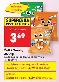 Biedronka Żelki Candi, 200 g oferta