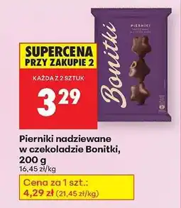 Biedronka Pierniki nadziewane w czekoladzie Bonitki, 200 g oferta