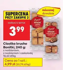 Biedronka Ciastka kruche Bonitki, 240 g oferta