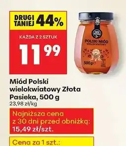 Biedronka Miód Polski wielokwiatowy Złota Pasieka 500 g oferta