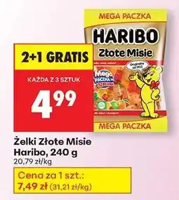 Biedronka Żelki Złote Misie Haribo 240 g oferta