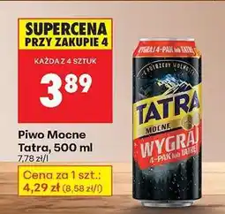 Biedronka Piwo Mocne Tatra, 500 ml oferta