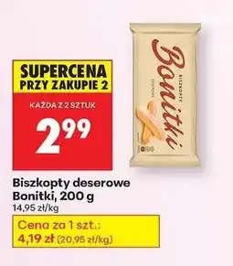 Biedronka Biszkopty deserowe Bonitki, 200 g oferta