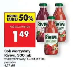 Biedronka Sok warzywny Riviva , 300 ml oferta